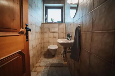 Ein Badezimmer in der Unterkunft Ferienwohnung Rainer