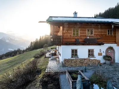 Grundriss der Unterkunft Chalet Hochalpschwendt mit Schwimmteich