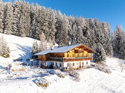 Grundriss der Unterkunft Chalet Hochalpschwendt mit Schwimmteich