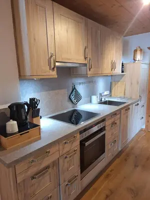 Küche/Küchenzeile in der Unterkunft Winklern Appartment Wildschütz