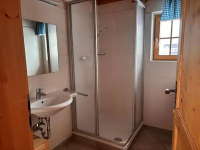 Ein Badezimmer in der Unterkunft Haus 222 Top 1