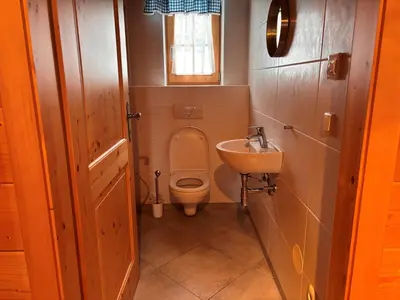 Ein Badezimmer in der Unterkunft Haus 222 Top 1
