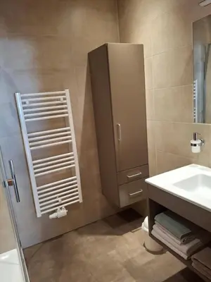 Ein Badezimmer in der Unterkunft Ferienhof Oberstaudach