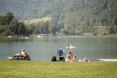 Naturlandschaft in der Nähe des Campingplatzes