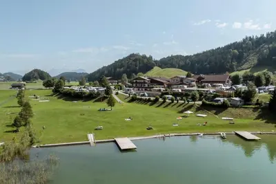 Naturlandschaft in der Nähe des Campingplatzes