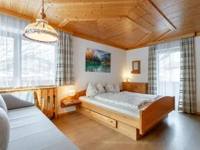 Ein Bett oder Betten in einem Zimmer der Unterkunft Haus Barbara