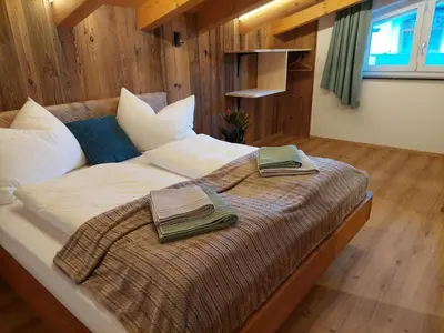 Ein Bett oder Betten in einem Zimmer der Unterkunft Apart M&M Michael und Maria