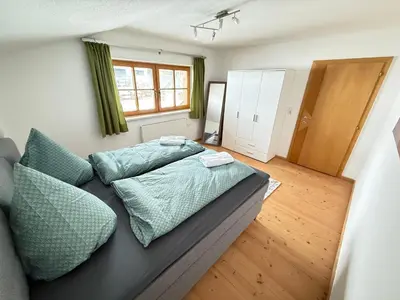 Ein Sitzbereich in der Unterkunft Ferienwohnung Leitacker im Kaiserwinkl