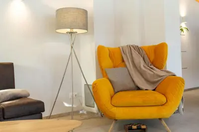 Ein Sitzbereich in der Unterkunft Tirolee Marchegg - Dog Friendly Comfort Apartment Wildschönau PremiumCard