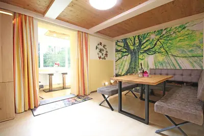 Ein Sitzbereich in der Unterkunft Almliesl JOTI-687