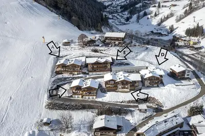 Alpen Resort Saalbach B2 im Winter