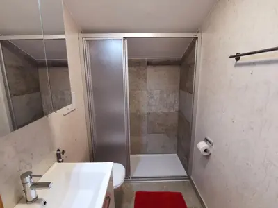 Ein Badezimmer in der Unterkunft Gästehaus Jogglerhof