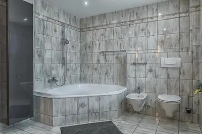 Ein Badezimmer in der Unterkunft Sportchalet Zillertal