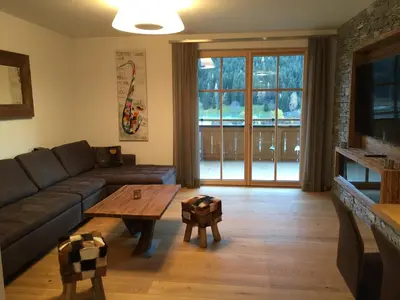 Ein Sitzbereich in der Unterkunft The Bear's Lair
