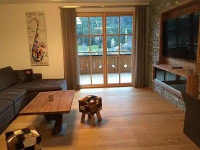 Ein Sitzbereich in der Unterkunft The Bear's Lair