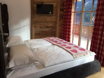 Ein Bett oder Betten in einem Zimmer der Unterkunft The Bear's Lair