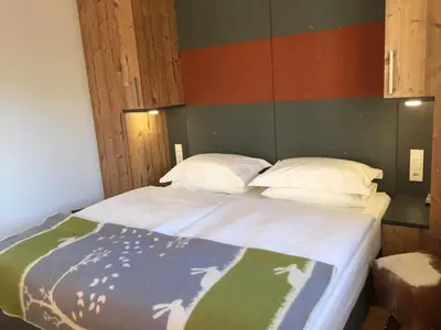 Ein Bett oder Betten in einem Zimmer der Unterkunft The Bear's Lair