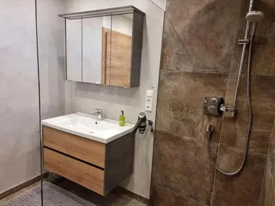 Ein Badezimmer in der Unterkunft Ferienwohnungen Zinzlerbauer
