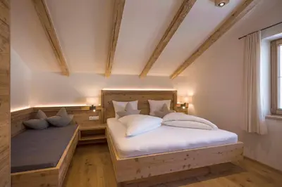 Ein Bett oder Betten in einem Zimmer der Unterkunft Apartment Kornerhof Kaltenbach Zillertal