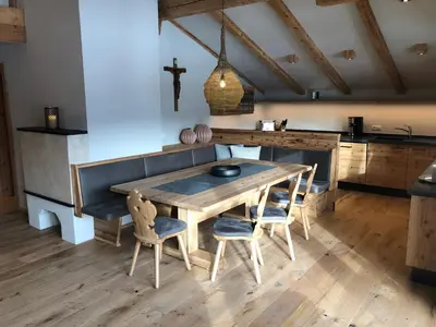 Küche/Küchenzeile in der Unterkunft Apartment Kornerhof Kaltenbach Zillertal
