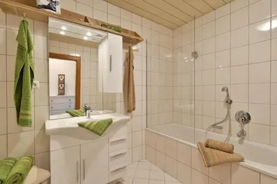 Ein Badezimmer in der Unterkunft Ferienwohnungen Wies
