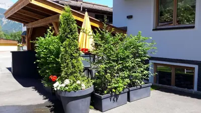 Ein Garten an der Unterkunft Ferienwohnung Fichtler