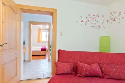 Ein Bett oder Betten in einem Zimmer der Unterkunft Apartment in Schlitters with One-Bedroom 1