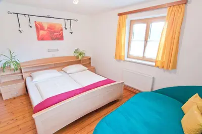 Ein Bett oder Betten in einem Zimmer der Unterkunft Apartment in Schlitters with One-Bedroom 1