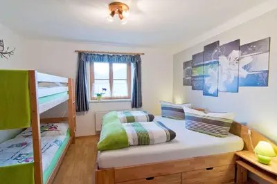 Ein Bett oder Betten in einem Zimmer der Unterkunft Apartment in Schlitters with One-Bedroom 1