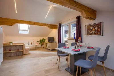 Ein Sitzbereich in der Unterkunft Appartement Herbert by NV-Appartements