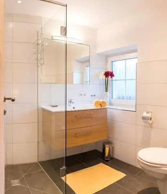 Ein Badezimmer in der Unterkunft Brunner Apartments