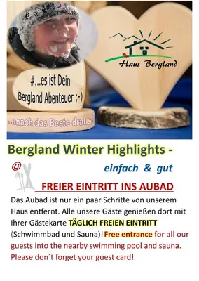 Grundriss der Unterkunft Haus Bergland