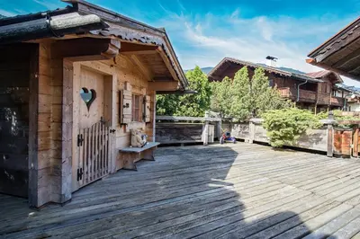 Das Gebäude in dem sich die Ferienwohnung befindet