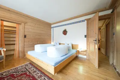 Ein Bett oder Betten in einem Zimmer der Unterkunft Ferienwohnungen Jutta