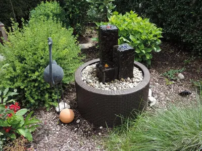 Ein Garten an der Unterkunft Ferienwohnung Biechl