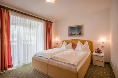 Ein Bett oder Betten in einem Zimmer der Unterkunft Appartements Schwaighofer