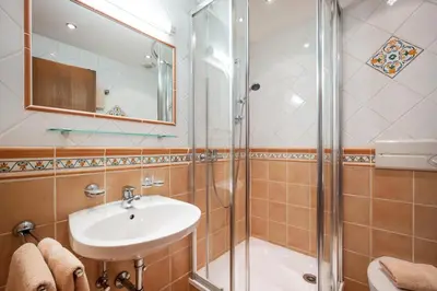Ein Badezimmer in der Unterkunft Appartements Schwaighofer