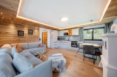 Küche/Küchenzeile in der Unterkunft Appartements Retthäusl