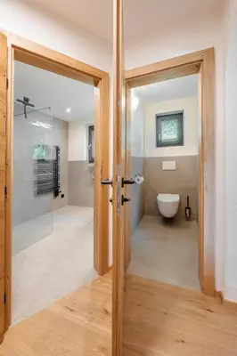 Ein Badezimmer in der Unterkunft Appartements Retthäusl