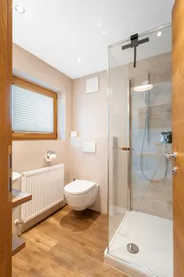 Ein Badezimmer in der Unterkunft Appartements Retthäusl