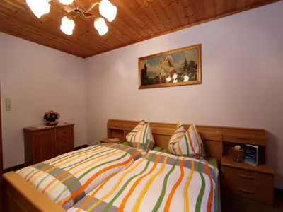 Ein Bett oder Betten in einem Zimmer der Unterkunft Apartment Sulzau near Wildkogel Ski Slopes