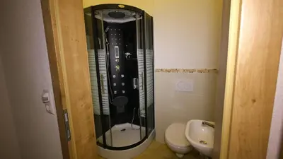 Ein Badezimmer in der Unterkunft Apartment Lanser