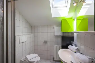 Ein Badezimmer in der Unterkunft Apart Dengg
