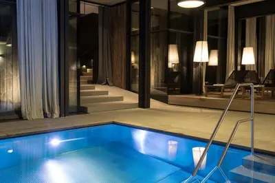 Der Swimmingpool an oder in der Nähe von Wiesergut