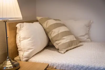 Ein Bett oder Betten in einem Zimmer der Unterkunft Appartements Lilly Rose