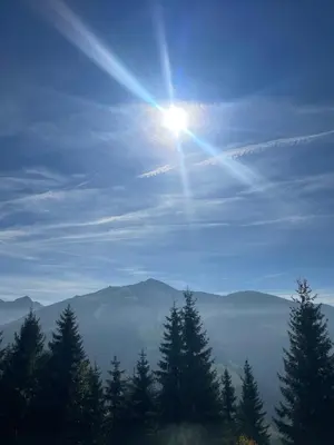 Naturlandschaft in der Nähe des Chalets
