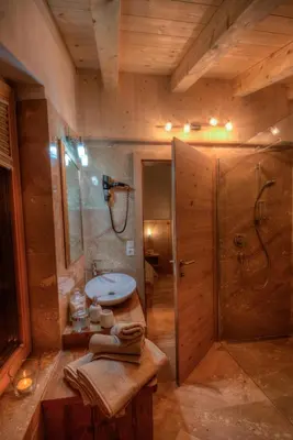 Ein Badezimmer in der Unterkunft Logenplatz Zillertal