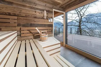 Naturlandschaft in der Nähe des Chalets