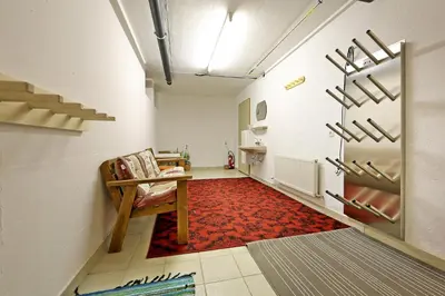 Ein Sitzbereich in der Unterkunft Landhaus & Apartment Taxach