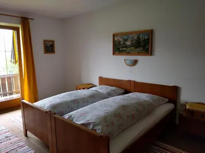 Ein Bett oder Betten in einem Zimmer der Unterkunft Maurachbauer